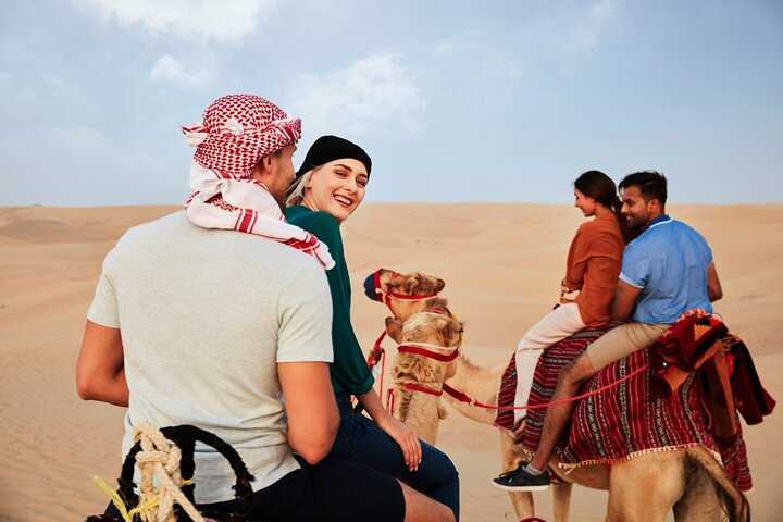 Dubai: Camel Desert Safari with Authentic Emirati Dinner - Photo 1 of 15